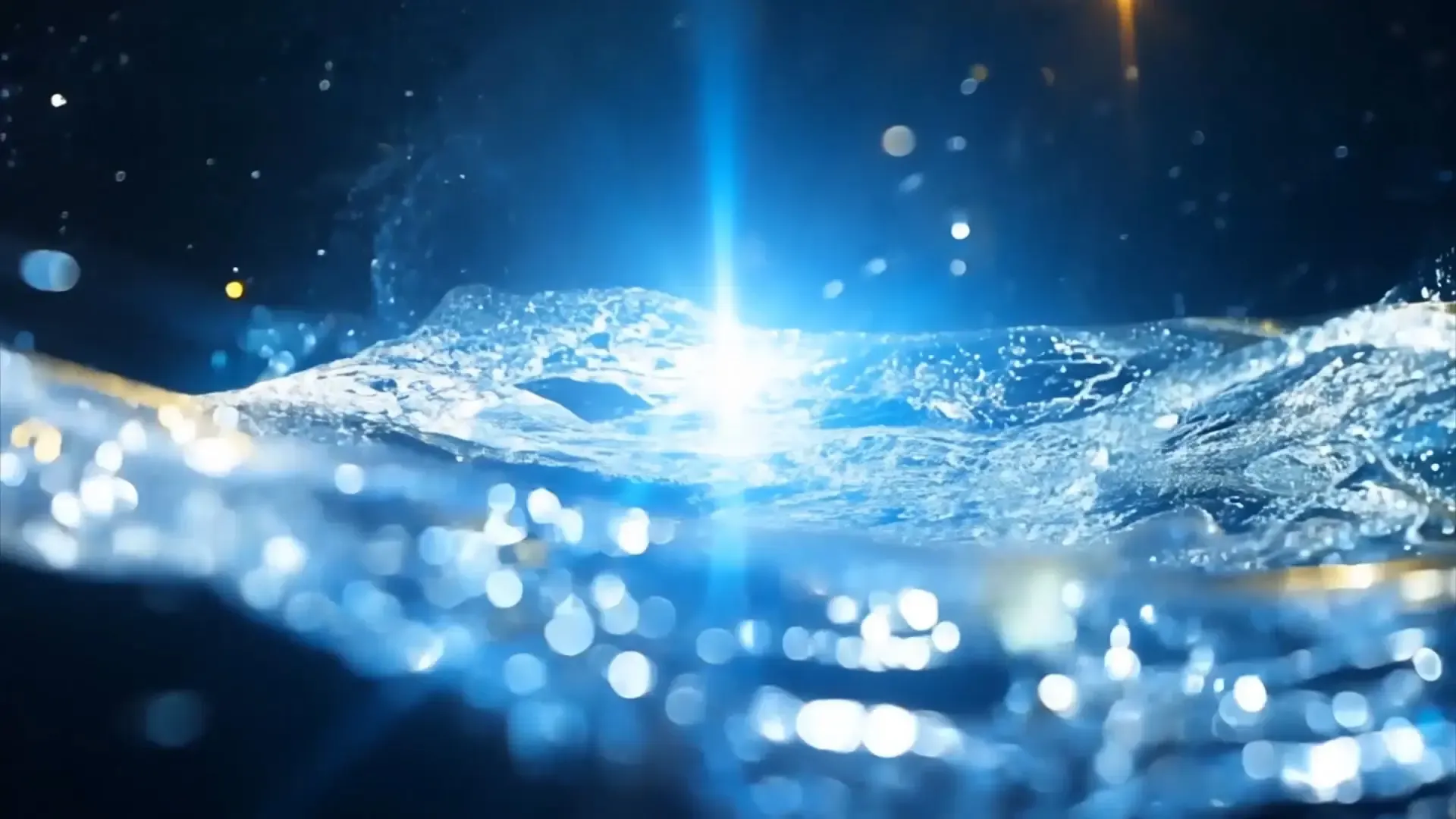 Sparkling Water Splash Transition Effect